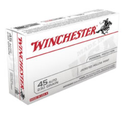 Winchester USA 45 ACP 230gr Jacketed Hollow Point
