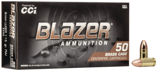 cci blazer brass 9mm 115gr full metal jacket